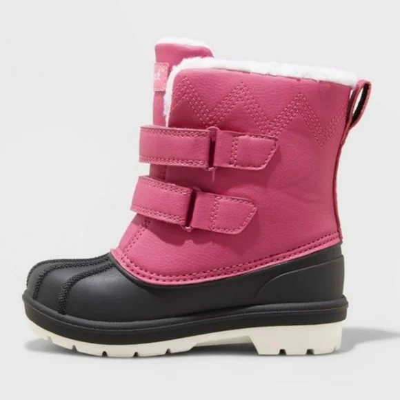 Toddler Denver Winter Boots - Cat & Jack Pink - Picture 2 of 3